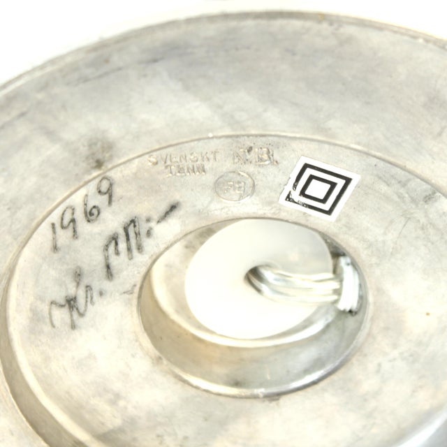 Art Deco Pewter Table Lamp by Erik Flemming, 1930s For Sale - Image 10 of 11