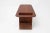 Walnut side table was designed by Jens Risom in 1949. Fantastic angular profile is sleek and modern. Wedge-shaped top...