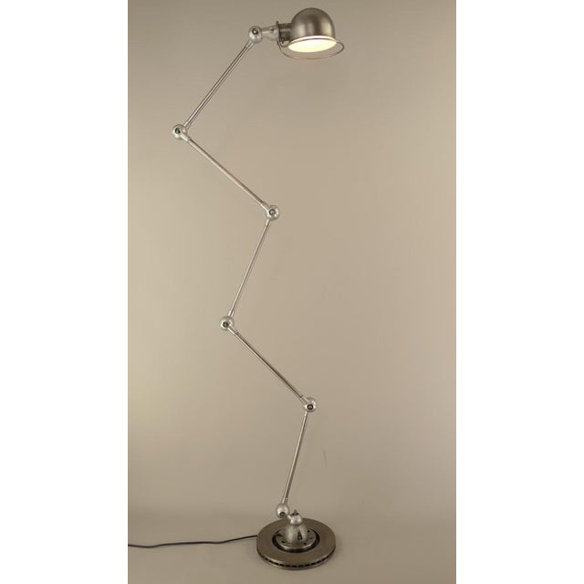 Gray Vintage Five-Armed Floor Lamp by Jean Louise Domecq for Jielde, France, 1950s For Sale - Image 8 of 18