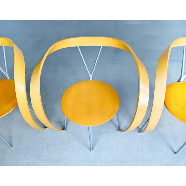 Reverse Chairs by Andrea Branzi for Cassina, Set of 4 For Sale - Image 12 of 17