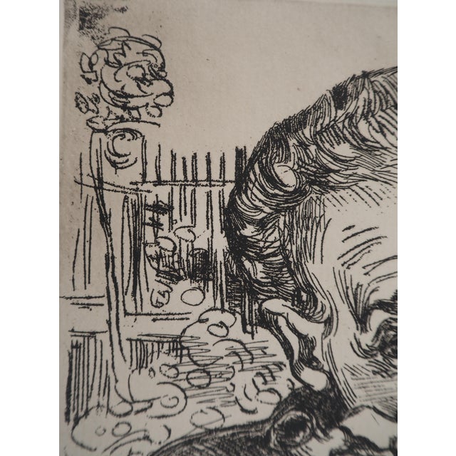 After Vincent Van Gogh, Portrait of Doctor Gachet, Engraving For Sale - Image 7 of 9