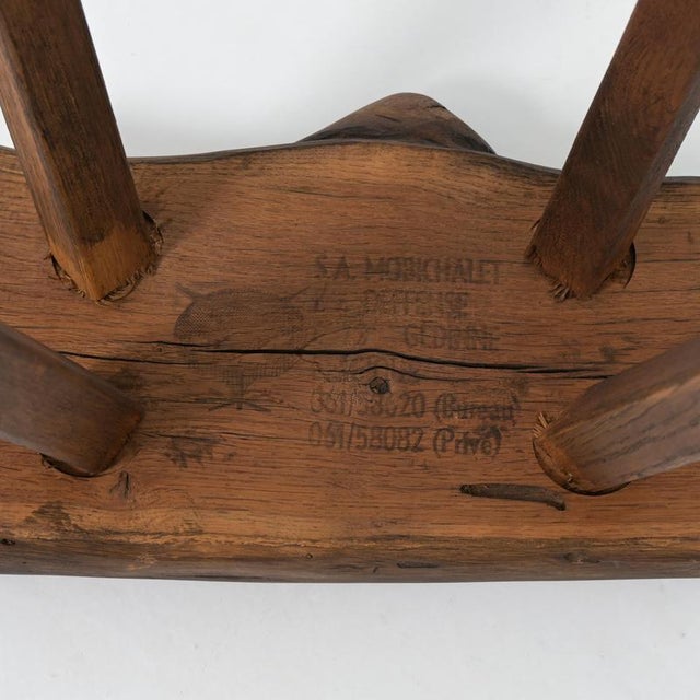 Brutalist Stool from Mobichalet, 1950s For Sale - Image 11 of 16