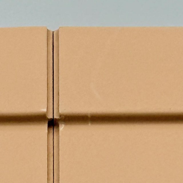 Italian Beige Mirror by Anna Castelli Ferrieri for Kartell, 1960s For Sale - Image 9 of 13