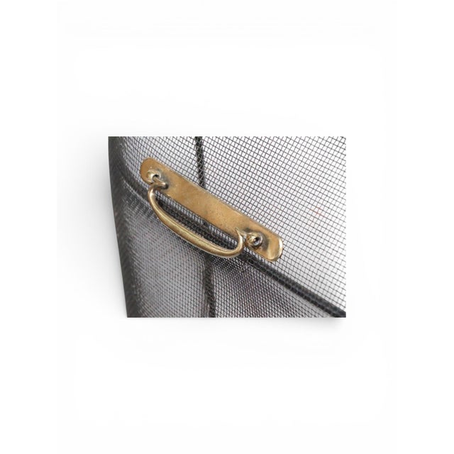 Vintage Fireplace Screen Spark Gard For Sale - Image 9 of 9