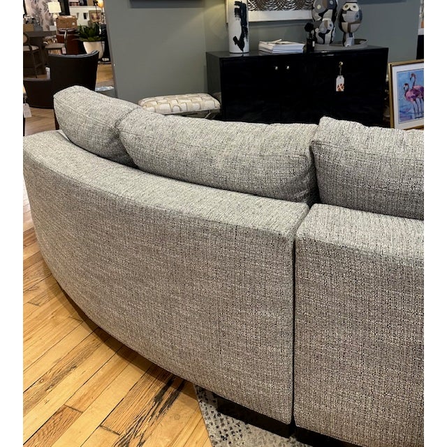 Vanguard Furniture Bennett Curved Sectional For Sale In Saint Louis - Image 6 of 9
