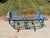 Attributed to Paul Ferrante "Emilio" Giacometti Style Coffee Table in Hammered Wrought Iron For Sale - Image 4 of 9