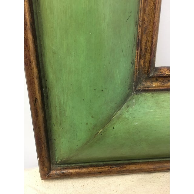 Convex Celadon Green And Gold Gilt Frame For Mirror Chairish