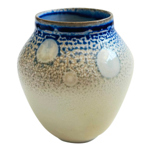 Blue and White Studio Pottery Vase