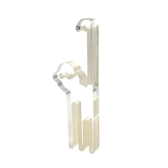 Acrylic Monkey Sculpture by Silvio Russo for Guzzini, Italy, 1970s For Sale - Image 10 of 16