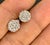 1.60 Carat Diamond Floral Cluster Flower Stud Earrings in 18 Karat White Gold For Sale - Image 18 of 18