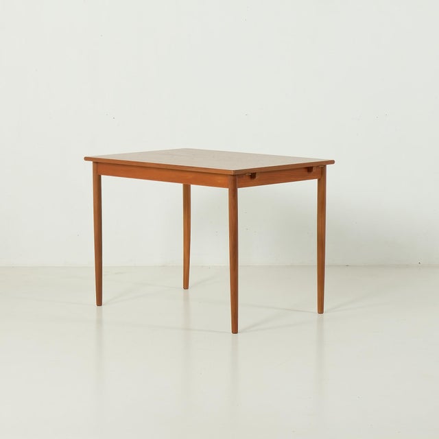 Small Danish Teak Drop Leaf Table, 1960s For Sale - Image 13 of 13