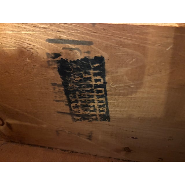 Antique Solid Pine Double Dresser For Sale - Image 4 of 8