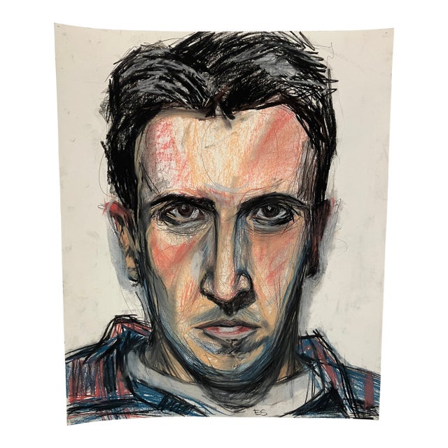VIntage Original Portrait of Gen X by Evan Skladany For Sale