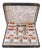 Orange Porcelain Batwing Demitasse Service by Grosvenor China for Waring & Gillow, 1930s, Set of 12 For Sale