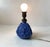 Spiky Blue Ceramic Table Lamp with Troll by Lauritz Hjorth, 1940s For Sale - Image 4 of 13