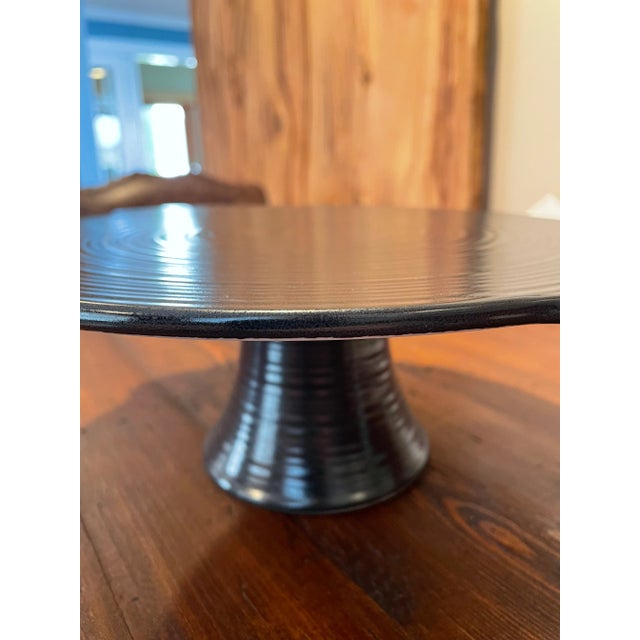 Hollywood Regency 1990s Laslo for Mikasa Cake Stand For Sale - Image 3 of 4