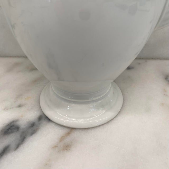 Antique French Porcelain Coffee Pot or Tea Pot With Swan Neck For Sale - Image 14 of 14