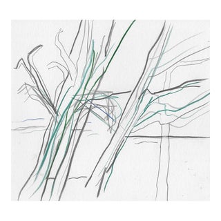 Norbert Voelkel Modern Landscape Drawing For Sale