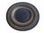 Offered is a rare find very cool set of oval porcelain dinner and salad plates in the Orbit Creation pattern from Block...