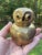 Rare Antique Art Deco Japanese Noritake Porcelain Figural Owl Inkwell Gilt For Sale - Image 9 of 12