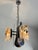 Mid-Century Three-Light Chandelier in Murano Glass and Steel by Toni Zuccheri for Mazzega, 1960s For Sale - Image 8 of 12