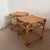 Wood Bamboo Bedside Tables with Detailing, Set of 2 For Sale - Image 7 of 8