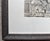 Realism Custom Framed Ink Sketch-France, 1953-Signed For Sale - Image 3 of 5