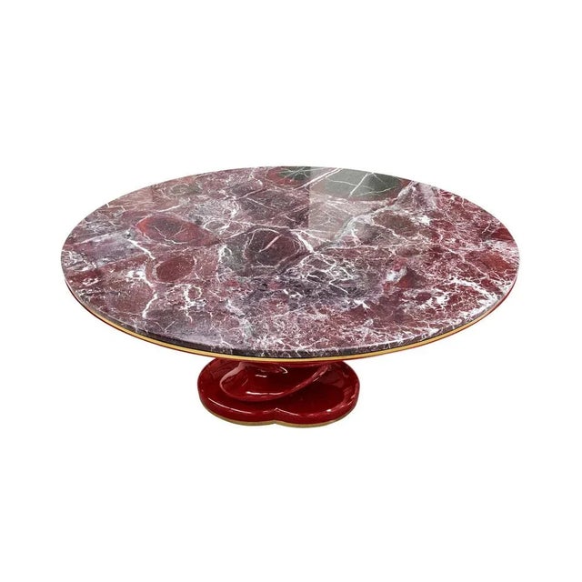 Muller Dining Table breathes modernity. It’s a modern dining table with a fun twist, with a marble top, but the base is...