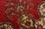 Tabriz Rug 9’5” X 12’7” Red Wool Traditional Hand-Knotted Oriental Carpet For Sale - Image 4 of 15