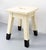 French Painted Wooden Side Stool, 1950s For Sale - Image 4 of 9