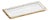 Cassiel Rectangular Trays with Jagged Gold Rim, Set of 2, Small For Sale