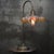 Art Nouveau French Brass and Glass Table Light For Sale - Image 3 of 11
