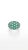 2020s Emerald and Diamond Halo Ring in 18k Gold, 2.40ct & 1.78ct For Sale - Image 5 of 8