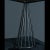 Tony Paul Black and White Mid-Century Modern Metal Wire Table Lamp For Sale - Image 6 of 9