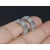 Metal Authentic Roberto Coin Natural 0.30Cts Diamond Appassionata 18k White Gold Huggie Hoop Earrings, A Pair For Sale - Image 7 of 17