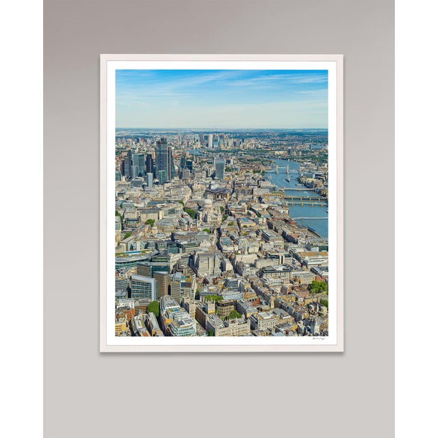 Edition Aerial Views Bernhard Lang Image: Picadilly Circus I Size A: 55,1 x 68,9 inches, 140 x 175 cm, Captured in 2019...