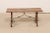 Antique Spanish Wooden Coffee Table with Carved Lyre-Legs and Iron Stretchers For Sale - Image 12 of 13