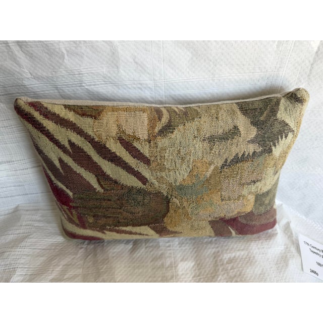 17th Century Brussels Baroque Figural Tapestry Pillow For Sale - Image 4 of 6