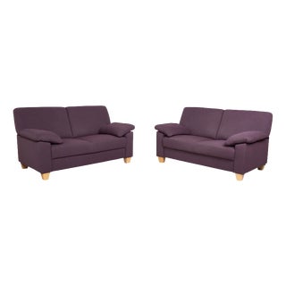 Fabric Flex Plus Two-Seater Sofas from Ewald Schillig, Set of 2 For Sale