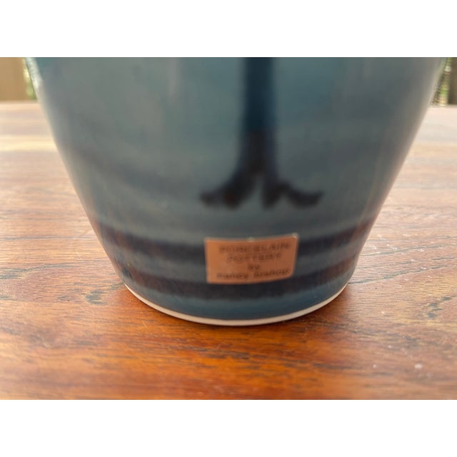 Workaday Handmade Handmade Art Pottery Vase by Nancy Bishop For Sale - Image 4 of 6