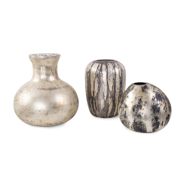 Glass Callisto Bulbous Glass Vase For Sale - Image 7 of 10