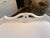 Wood Vintage White Sectional with Carved Wood Frame For Sale - Image 7 of 10