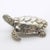 Metal Vintage Italian Handmade Genuine Sterling Silver 925 Loggerhead Sea Turtle Figurine, 1980s For Sale - Image 7 of 13