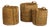 Seagrass Round Baskets Large, Set Of 3 For Sale