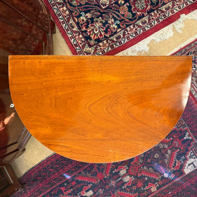 Biedermeier Demi Lune Half-Cabinet For Sale - Image 4 of 16