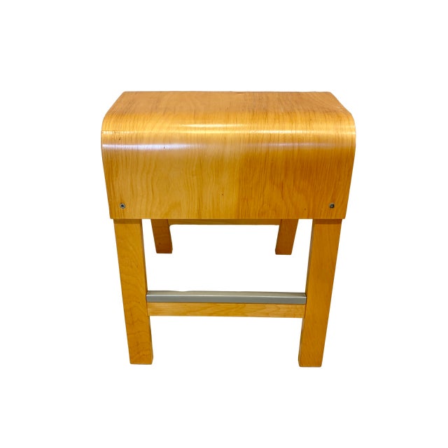 Tan Scandinavian Modern Stool Ikea 1970s - a Pair For Sale - Image 8 of 12