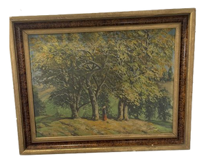 Untitled, 1950s, Oil on Canvas, Framed