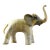 Crushed Oyster Shell Elephant Sculpture Figurine For Sale