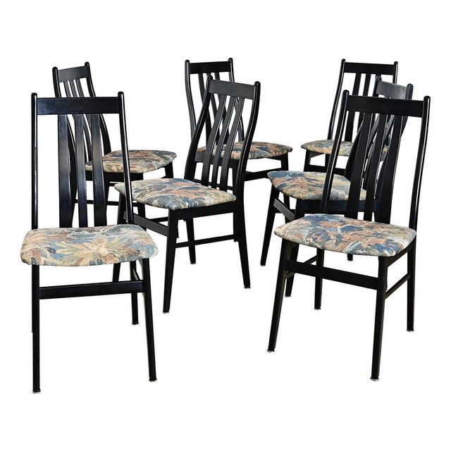 Set of 7 Mid-Century Chairs from Denmark For Sale - Image 10 of 18
