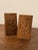 Wooden Bookends with Carved Shield and Horse, Set of 2 For Sale - Image 5 of 5